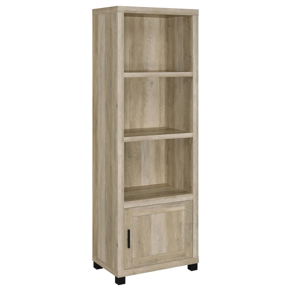 3-Shelf Bookcase With Storage Cabinet
