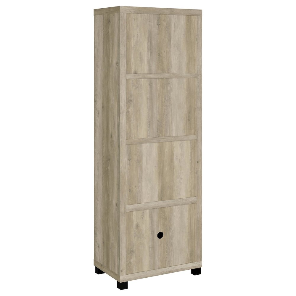 3-Shelf Bookcase With Storage Cabinet
