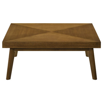Walnut Coffee Table with Diamond Parquet