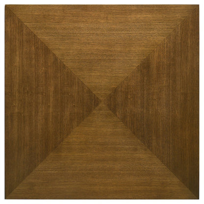 Walnut Coffee Table with Diamond Parquet