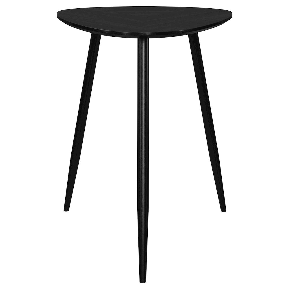 Xander Black 2-piece Triangular Coffee and End Table Set