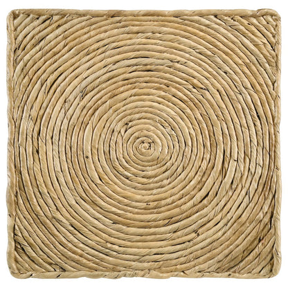 Natural Woven Rattan Round End Table
