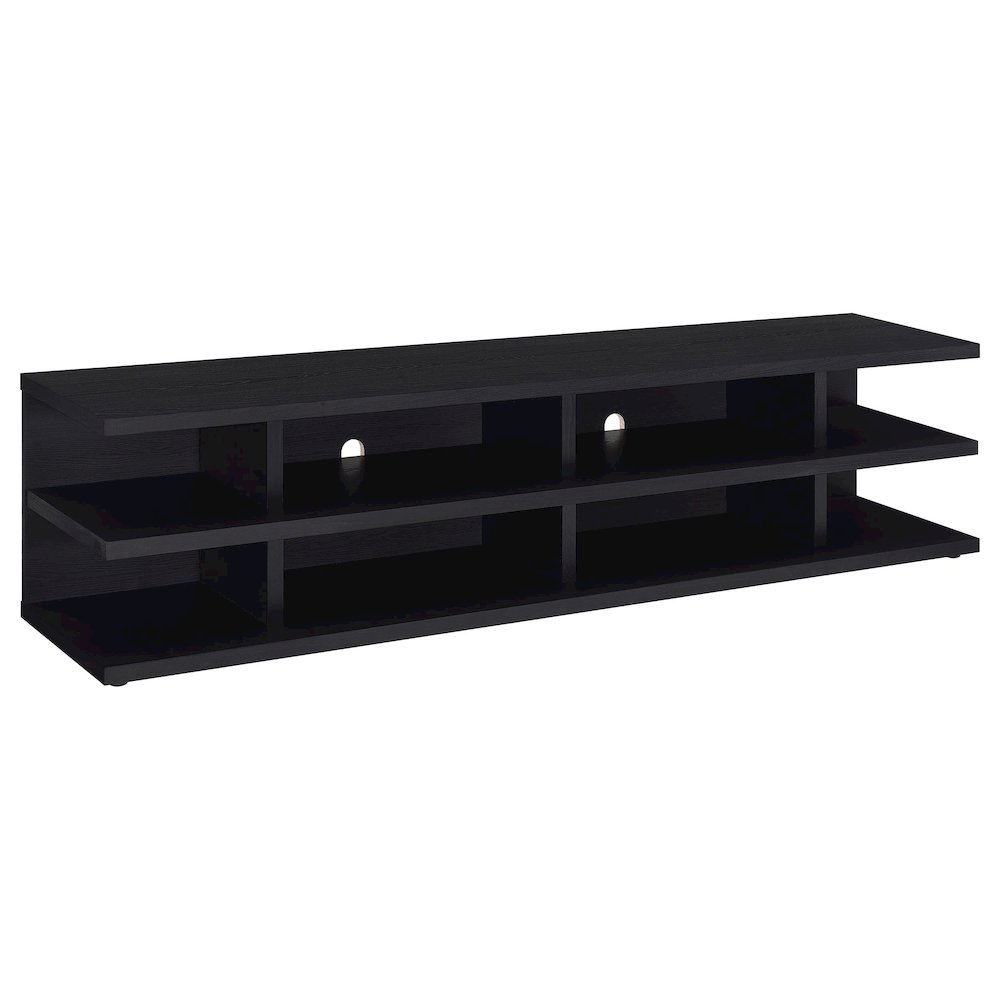 Starnes Black 78-inch 2-tier TV Stand