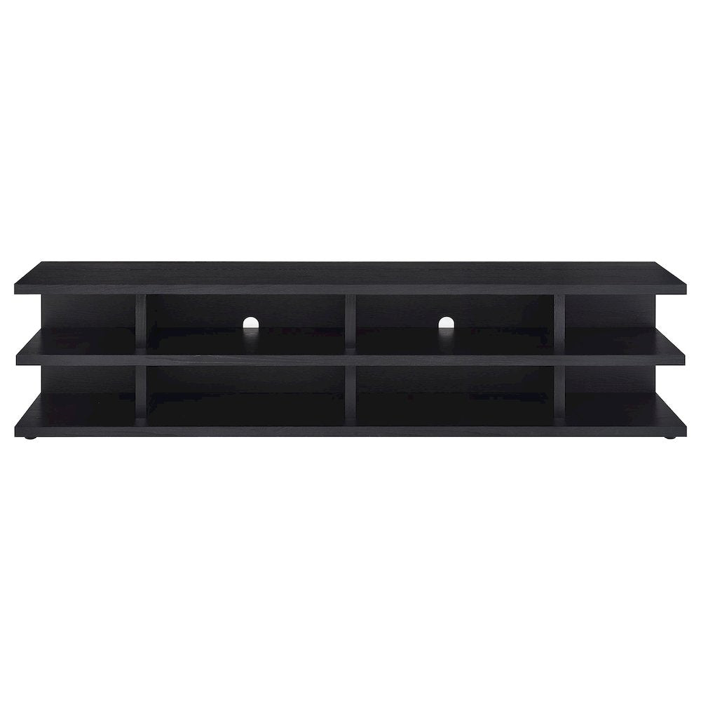 Starnes Black 78-inch 2-tier TV Stand