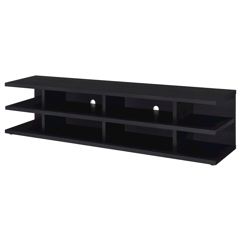 Starnes Black 78-inch 2-tier TV Stand