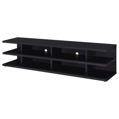 Starnes Black 78-inch 2-tier TV Stand