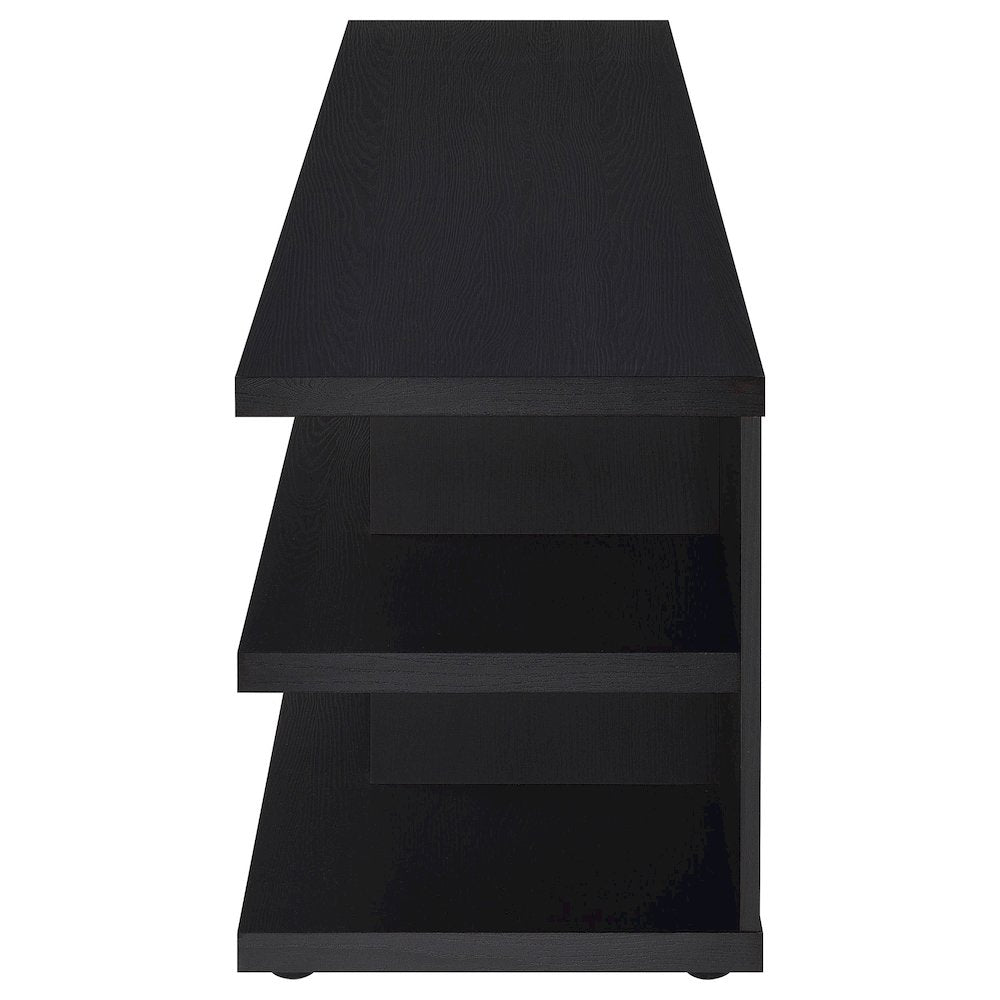 Starnes Black 78-inch 2-tier TV Stand