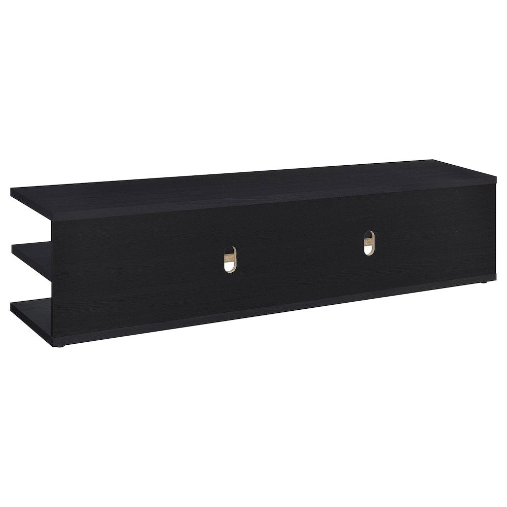 Starnes Black 78-inch 2-tier TV Stand