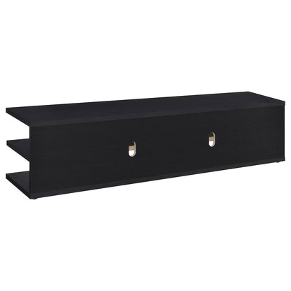 Starnes Black 78-inch 2-tier TV Stand