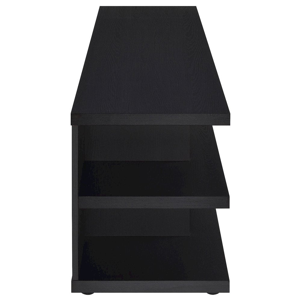 Starnes Black 78-inch 2-tier TV Stand