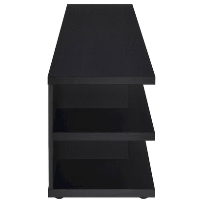Starnes Black 78-inch 2-tier TV Stand