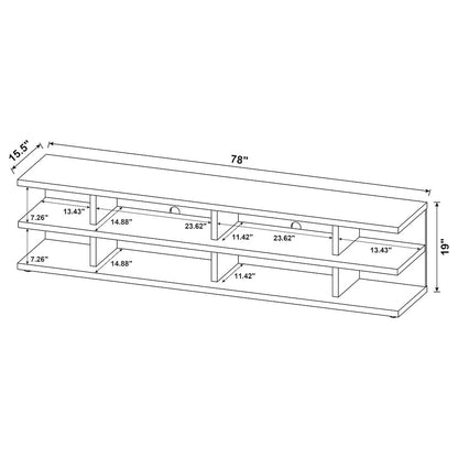 Starnes Mango 78-inch 2-tier TV Stand