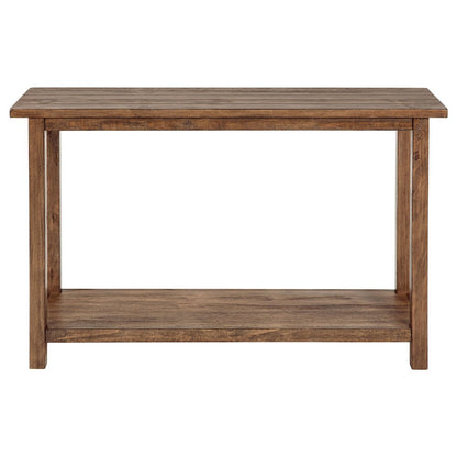 Castleton Distressed Brown Wood Entryway Sofa Console Table