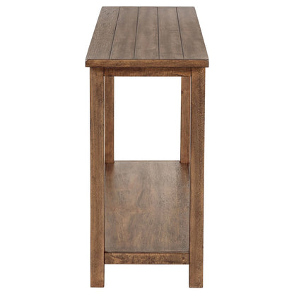 Castleton Distressed Brown Wood Entryway Sofa Console Table