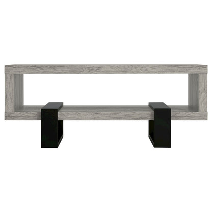 Wood and Metal Coffee Table