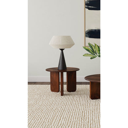 Columbo Brown Round End Table