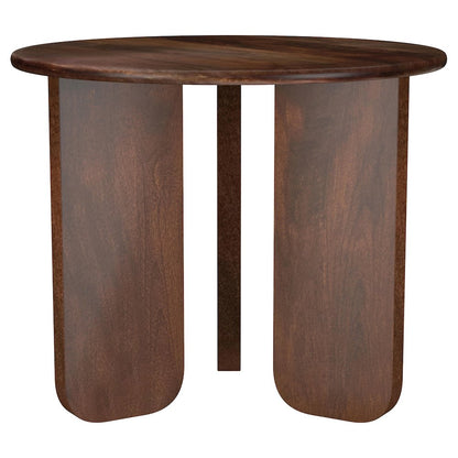 Columbo Brown Round End Table