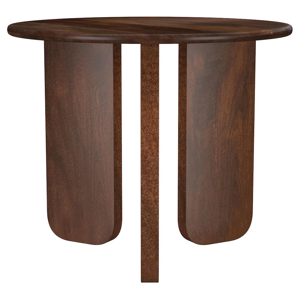 Columbo Brown Round End Table