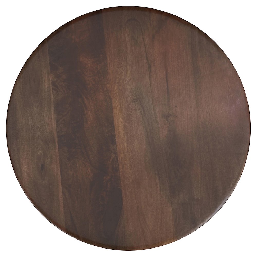 Columbo Brown Round End Table