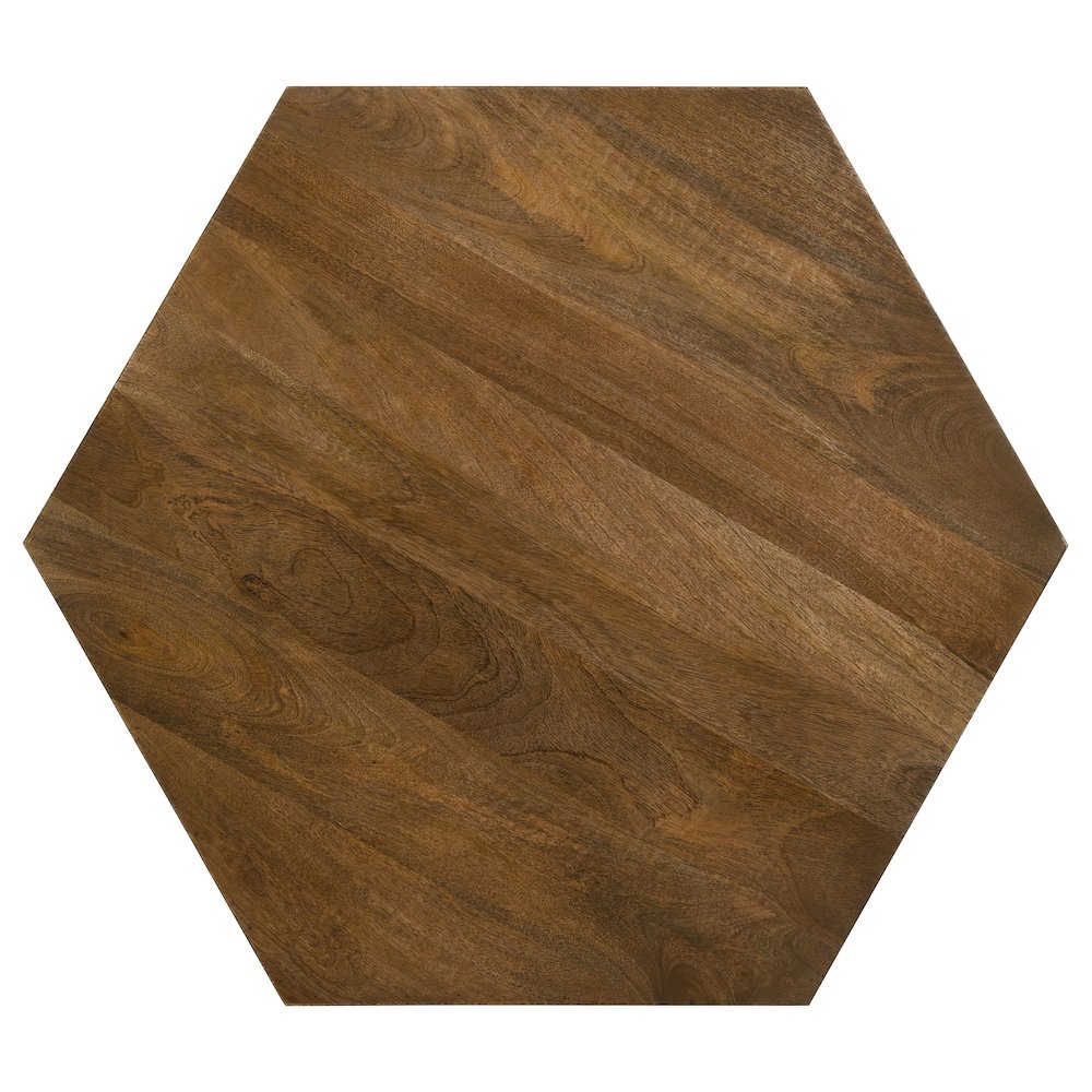 Natural Hexagonal Top Coffee Table
