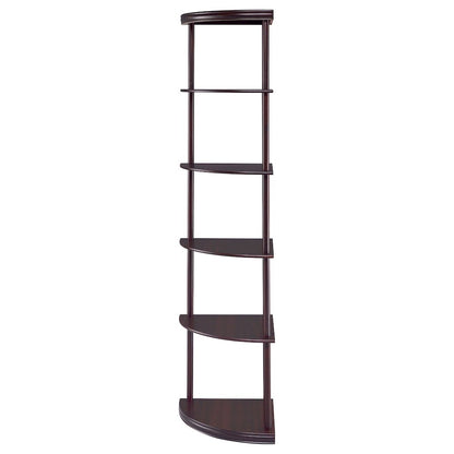 Casual Cappuccino Corner Bookcase