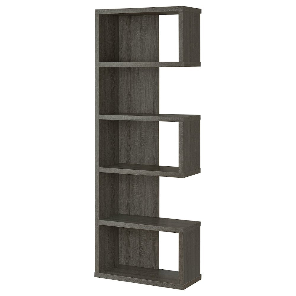 Casual 5-shelf Bookcase