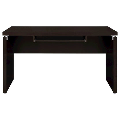 Ulloa Cappuccino L-Shape Desk with Mobile File Cabinet