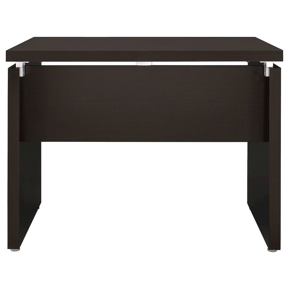 Ulloa Cappuccino L-Shape Desk with Mobile File Cabinet