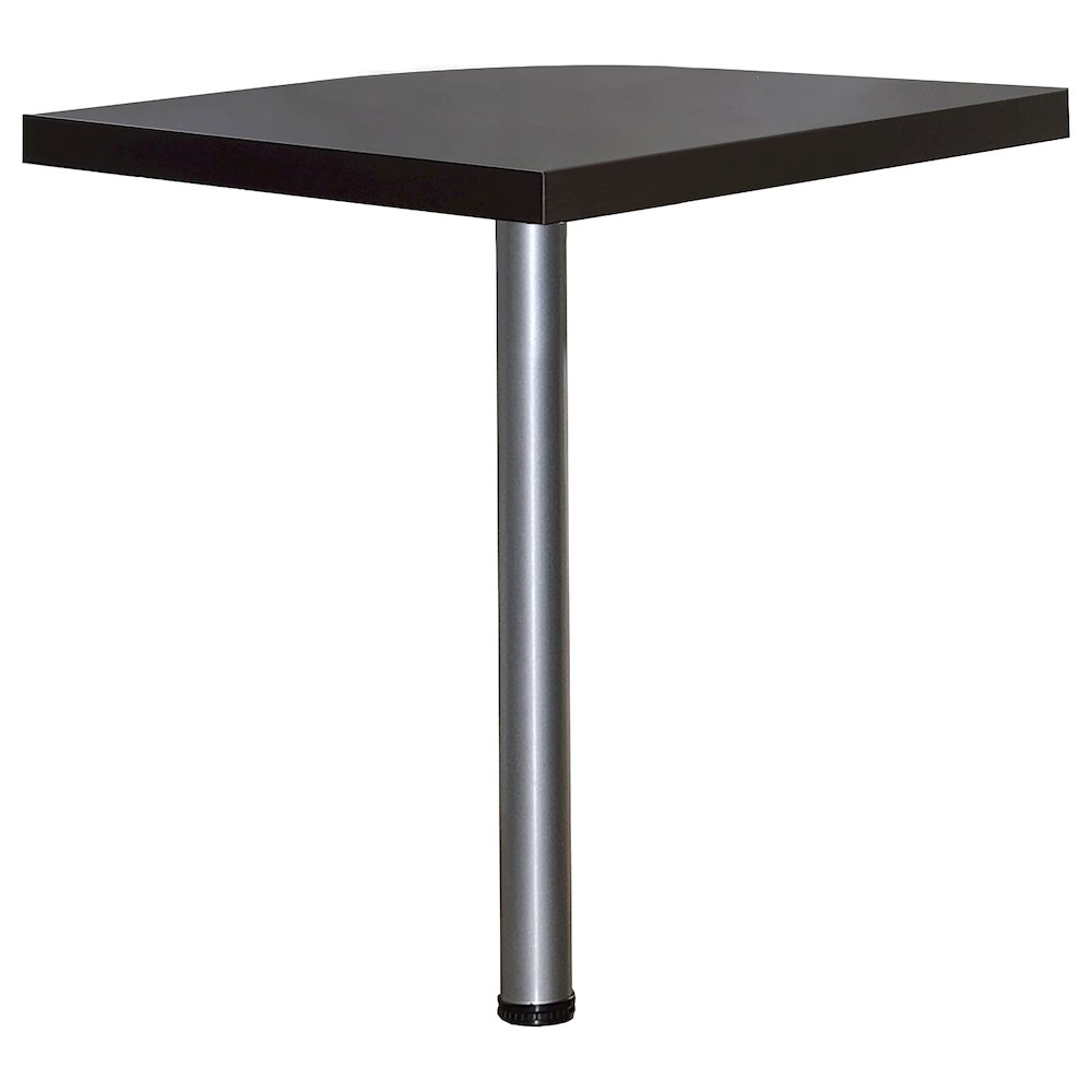 Ulloa Cappuccino L-Shape Desk with Mobile File Cabinet