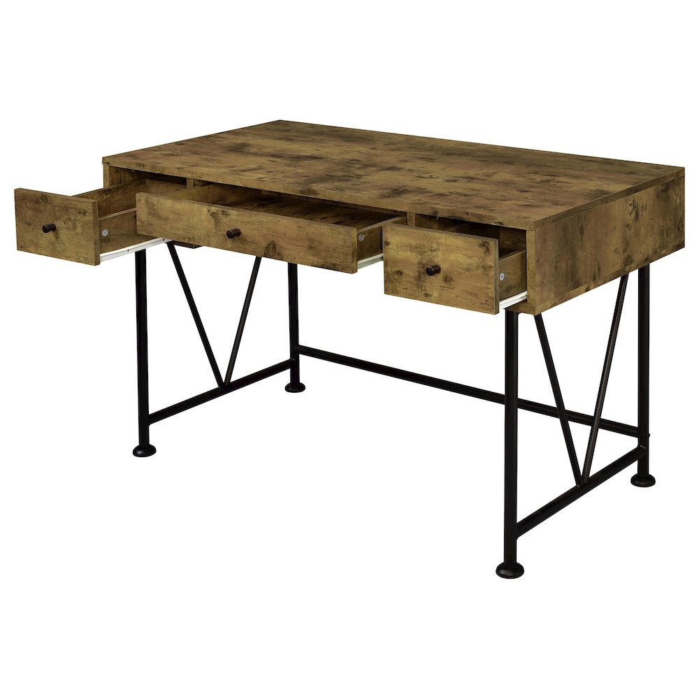 Avon Rustic Nutmeg 2-piece Computer Desk and Bookcase