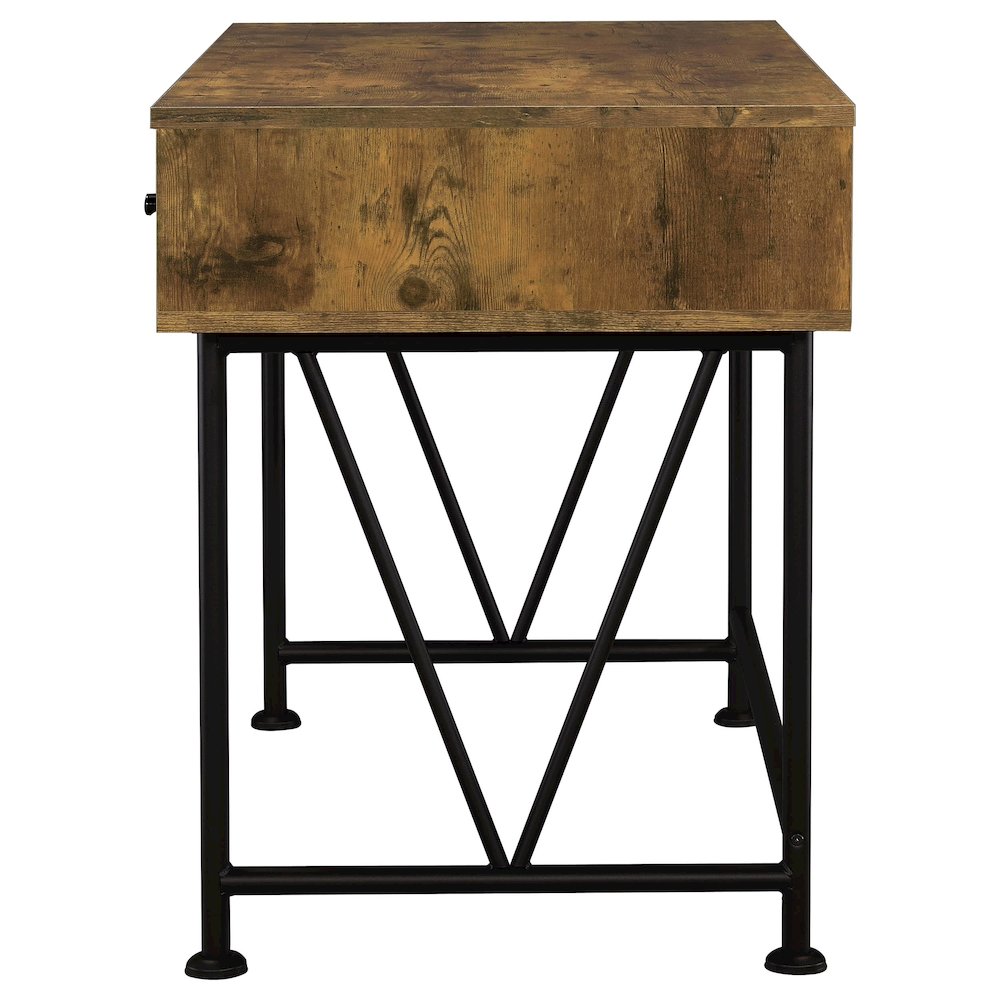 Avon Rustic Nutmeg 2-piece Computer Desk and Bookcase
