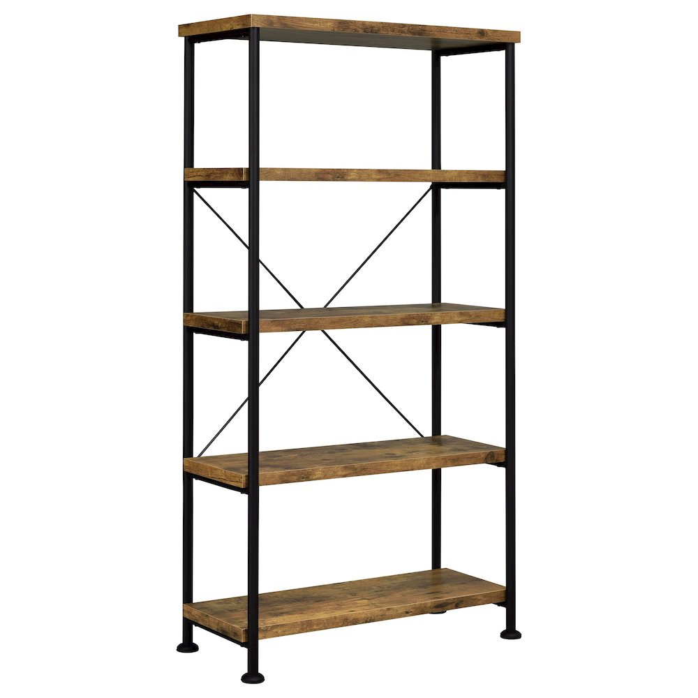 Avon Rustic Nutmeg 2-piece Computer Desk and Bookcase