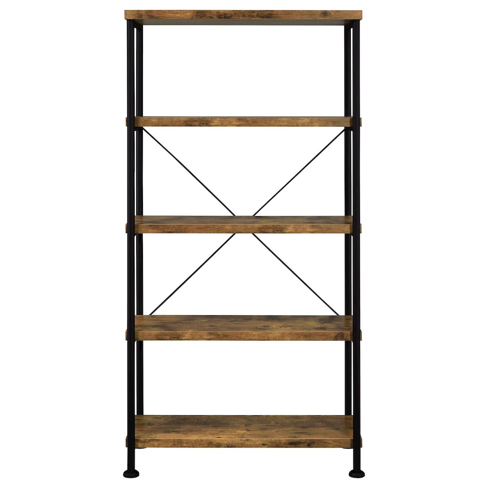 Avon Rustic Nutmeg 2-piece Computer Desk and Bookcase
