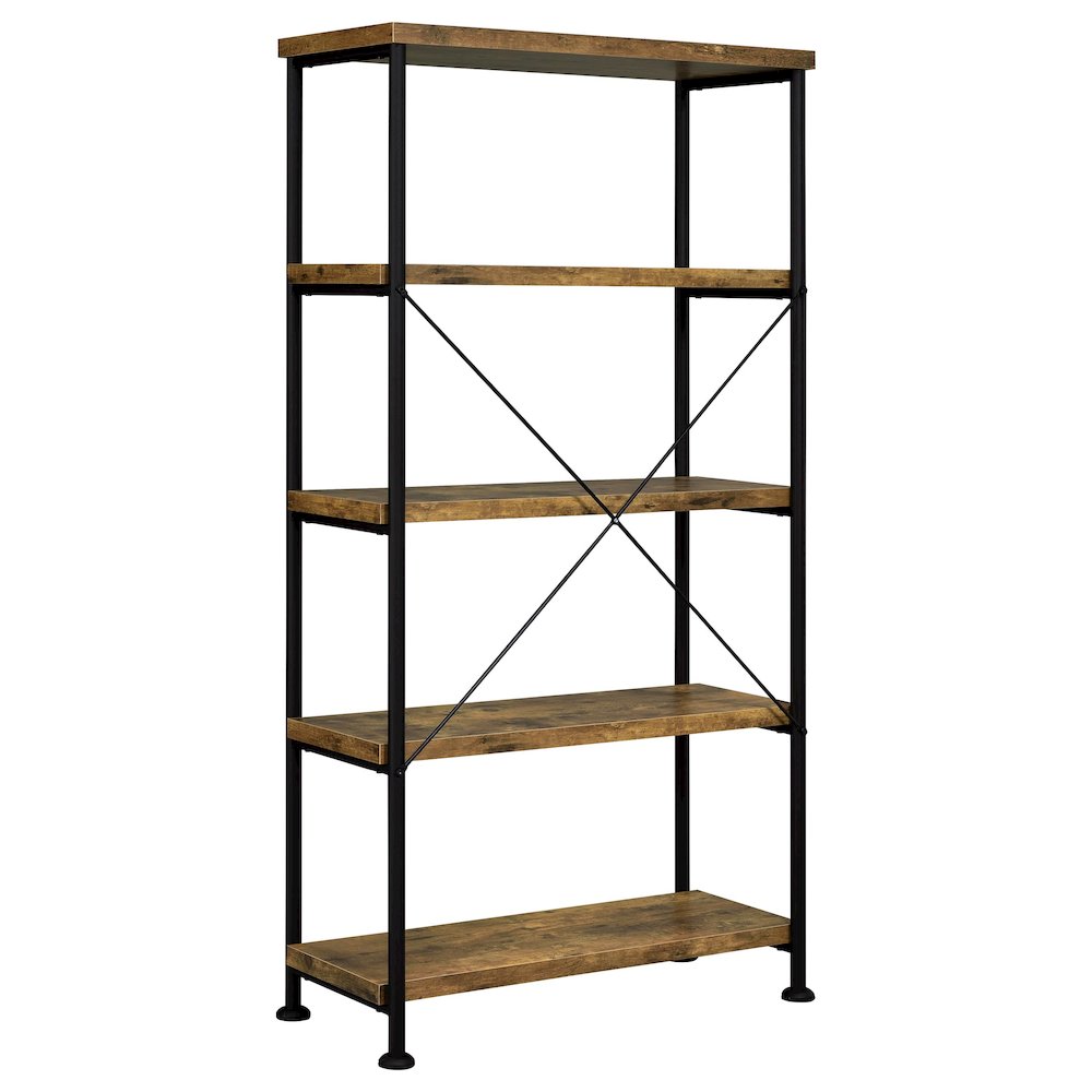 Avon Rustic Nutmeg 2-piece Computer Desk and Bookcase