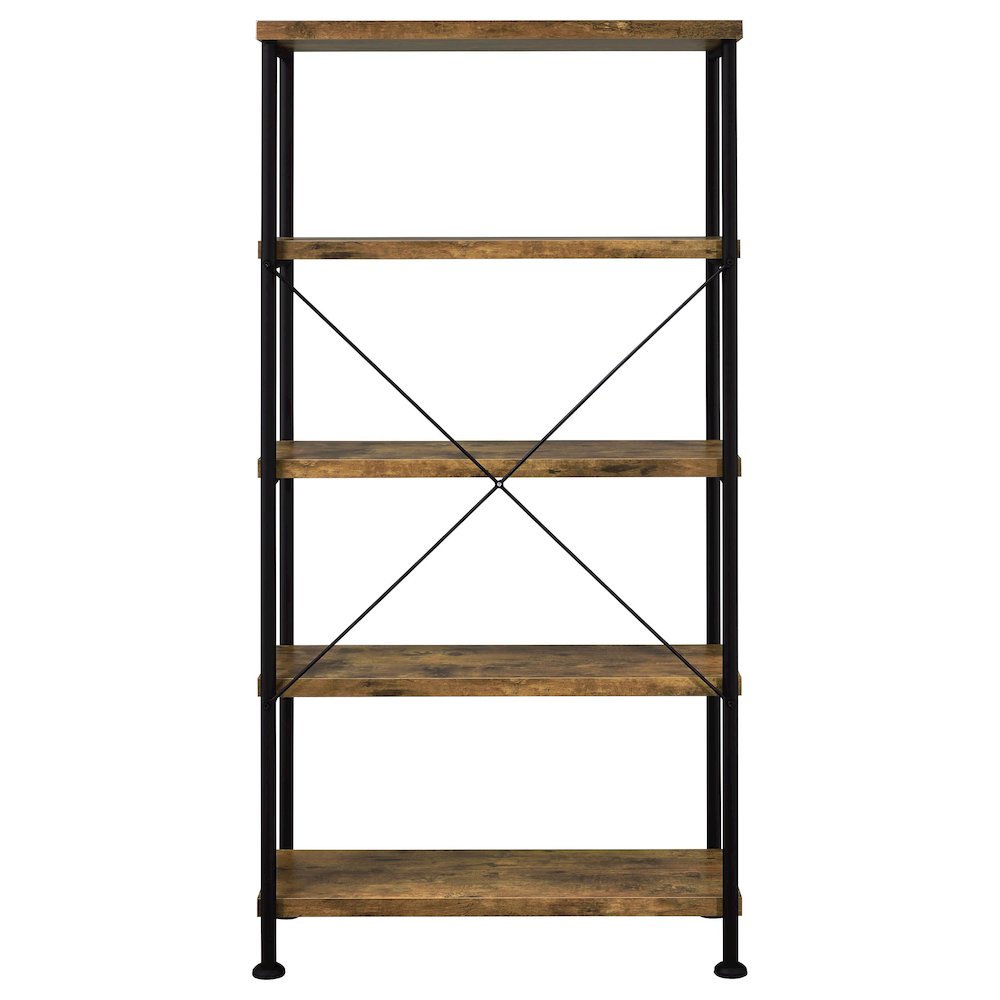 Avon Rustic Nutmeg 2-piece Computer Desk and Bookcase