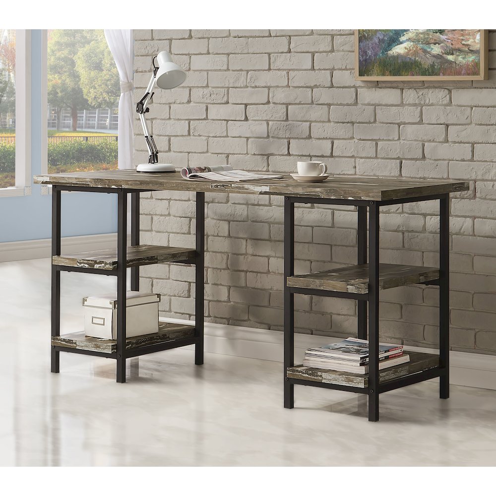 4-shelf Writing Desk