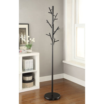 Contemporary Black Coat Rack