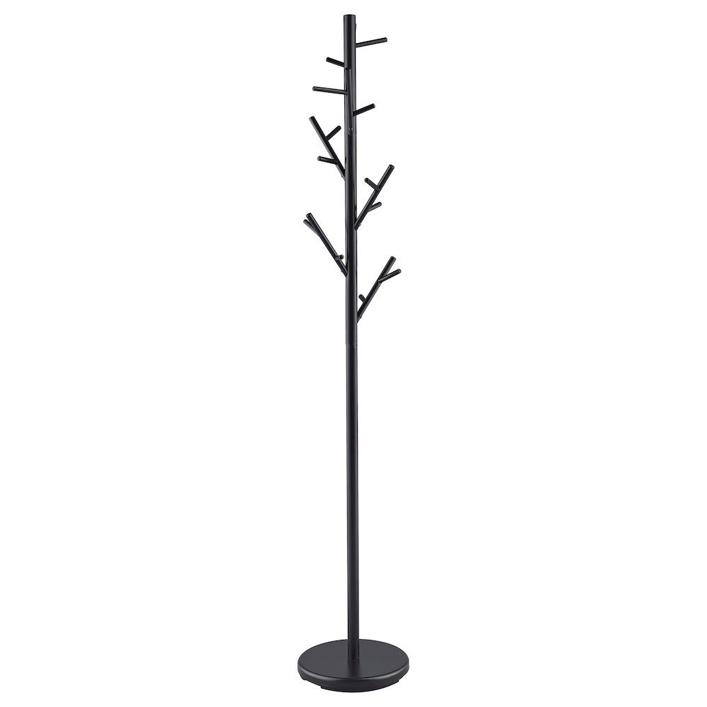 Contemporary Black Coat Rack