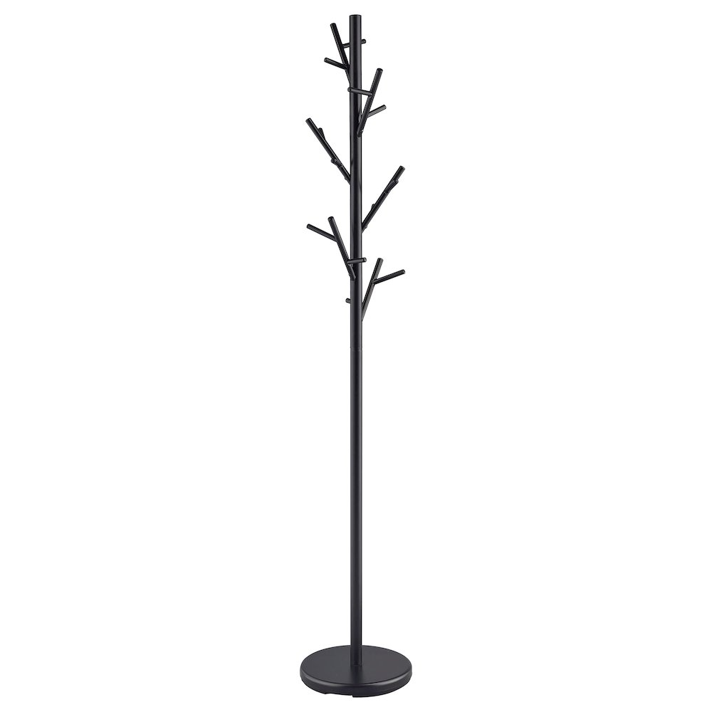 Contemporary Black Coat Rack