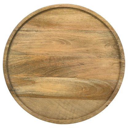 Round Top Pedestal Accent Table