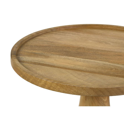 Round Top Pedestal Accent Table