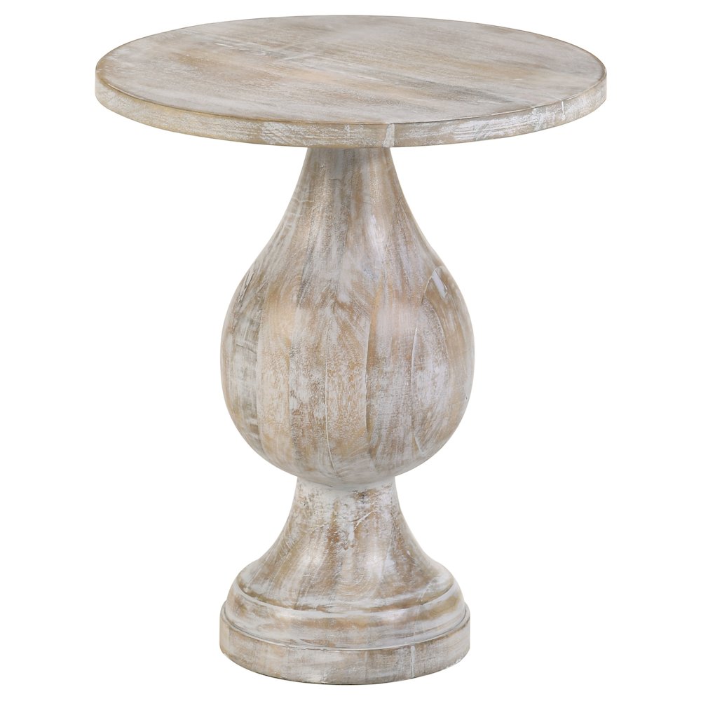 Round Shaped Pedestal Accent Table