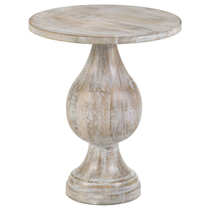 Round Shaped Pedestal Accent Table