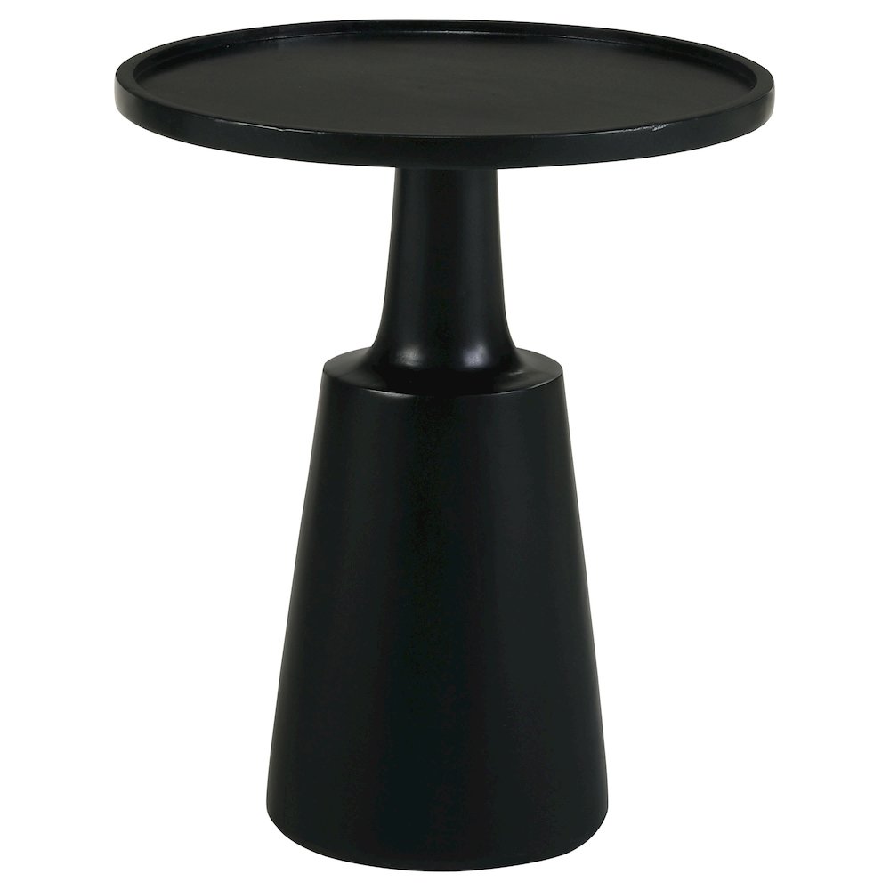 Round Top Pedestal Accent Table