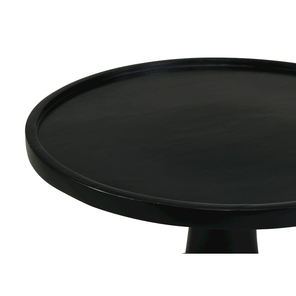 Round Top Pedestal Accent Table