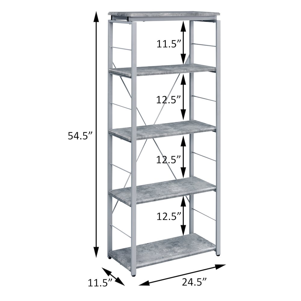 4-shelf Bookcase