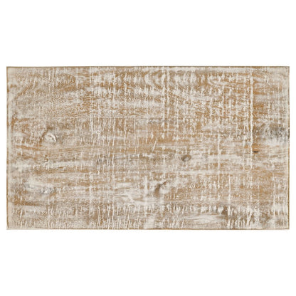 White Distressed 3-Drawer Accent Cabinet
