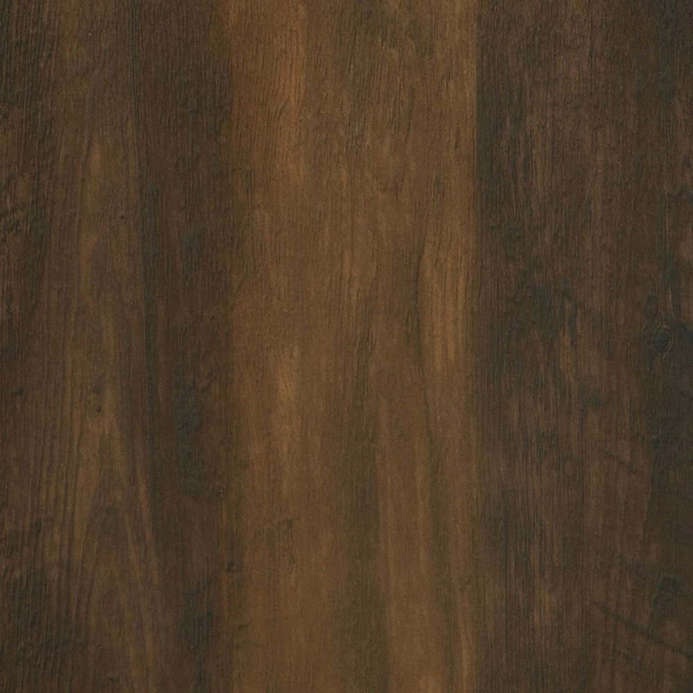 Dark Pine and Black 4-Door Accent Cabinet