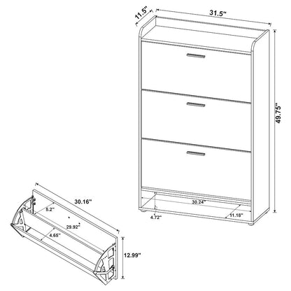 3-tier Shoe Storage Cabinet