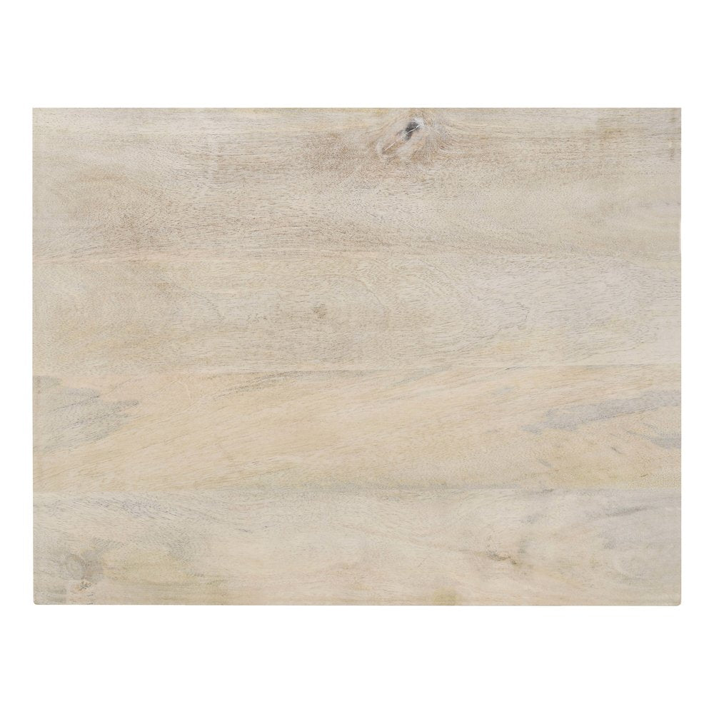 White Washed 1-Door Accent Cabinet with Drawer